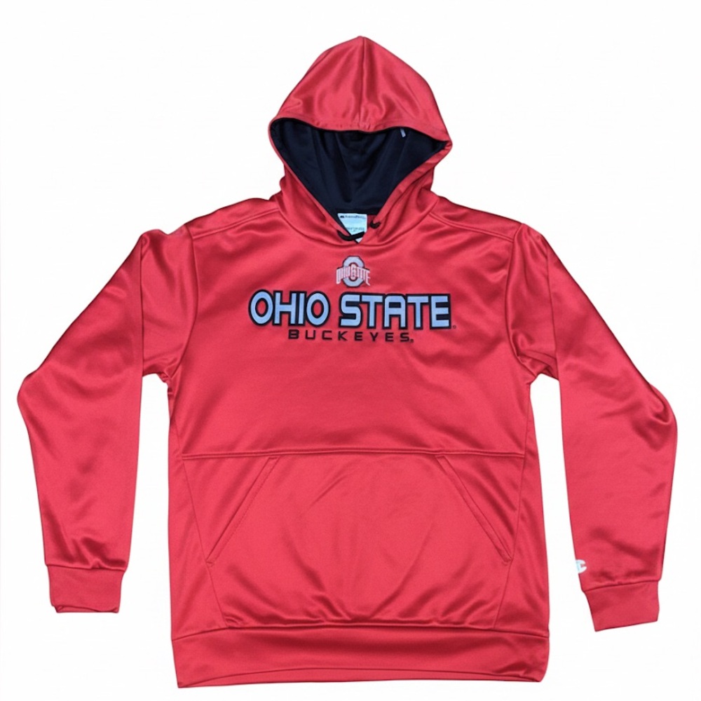 🔥 NEW OHIO STATE CHAMPION RED BLACK WHITE HOODIE MENS SIZE MEDIUM